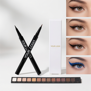 Lilywild líquido OEM Etiqueta Privada delineador de ojos pluma punta fina pigmento mate delineador de ojos lápiz negro líquido delineador de ojos a prueba de agua - Product Image 2