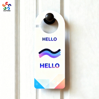 Fábrica CaiFeng, Folletos de Papel Artístico Personalizados, Cubierta Dura, Laminación de Película, Publicidad, Tarjetas para Manijas de Puerta, Impresión de Papel para Colgar