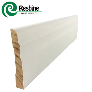 Wholesale wood skirting boards pine baseboard