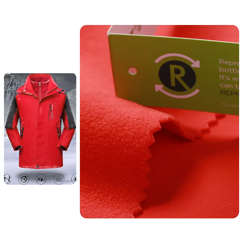 Factory Outlet Solid colors soft warm 100 polyester one side brushed anti pilling custom polar fleece fabric
