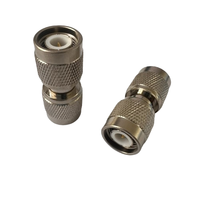 Connecteur adaptateur TNC-JJ en cuivre nickelé Adaptateur coaxial TNC mâle à TNC mâle