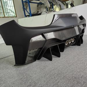 Parachoques trasero de coche de fibra de carbono estilo ZS para <span class=keywords><strong>Ferrari</strong></span> <span class=keywords><strong>458</strong></span> V para <span class=keywords><strong>Ferrari</strong></span> <span class=keywords><strong>458</strong></span> <span class=keywords><strong>Italia</strong></span> parachoques trasero difusor trasero Bodykit - Product Image 2