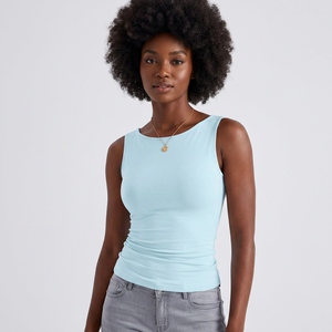 Womens Tank <b>Tops</b> O Neck Cotton Soft Breathable Summer Vest OEM Manufacturer Bulk Wholesale Casual Fashion <b>Top</b> - Product Image 1