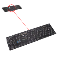 Vente chaude masque de soudure noir ignifuge FR-4 clavier sans fil Circuit imprimé PCB pour une utilisation de bureau