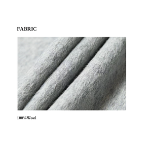 Новый Зимний 100% шерстяной двубортный Повседневный мягкий теплый длинный костюм ручной работы пальто для похудения - Product Image 3