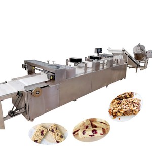 Máquina para hacer barras de caramelo de turrón de maní, línea de barra de <span class=keywords><strong>nuez</strong></span> de sésamo crujiente de cereales, máquina de barra de grano - Product Image 1