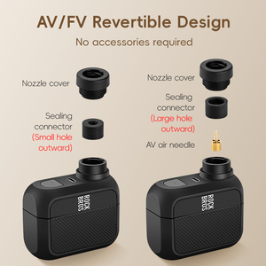 ROCKBROS Inflador Inalámbrico Automático Portátil para <span class=keywords><strong>Bicicleta</strong></span> Compresor de Aire Eléctrico Mini para Ciclismo de Carretera y Montaña para Uso con Una Sola <span class=keywords><strong>Mano</strong></span> - Product Image 3