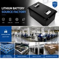 Prix de gros usine Batterie au lithium LiFePO4 25,6V 314Ah avec boîtier en acier robuste, 4000+ cycles, pour climatisation de stationnement de camion