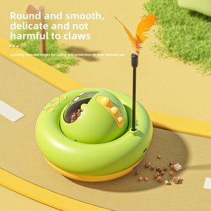 Juguete interactivo para gatos y perros: Varita con bola chirriante, juguete de movimiento y masticable para mascotas - Product Image 2