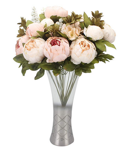 Buquê de flores artificiais vintage, 13 cabeças, peônia de seda para decoração de casa - Product Image 4