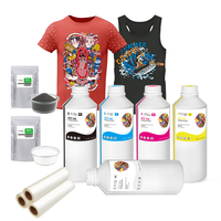 1000ml Tinta Tekstil Dtf untuk Epson I3200 XP600 I1600 4720 Pigmen Putih Botol Besar untuk Film Langsung