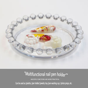 Nuevo diseño Nail Art Painting Gel Plate Holder nail color Chart Nail Polish Paletas - Product Image 4