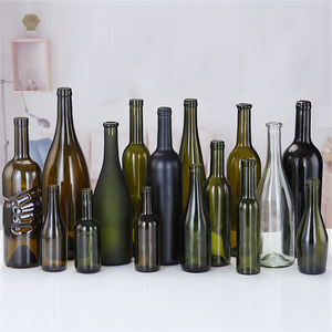 Botella de Vino de Vidrio a Bajo <span class=keywords><strong>Precio</strong></span>, Botellas de Vino de 500 ml, 200 ml, 375 ml con Corcho, Botella de Vidrio para Vino Tinto Helado - Product Image 2