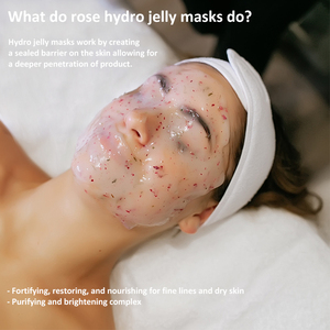 Maschera di collagene in polvere maschera gelatina 100% naturale organico petalo di rosa sbiancante trattamento dell'acne maschera morbida - Product Image 6