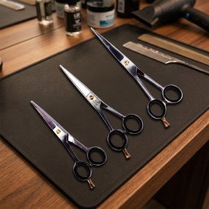 Ciseaux de coiffure professionnels ASAP ABP-1080, acier inoxydable 4Cr13, lame tranchante, manche moyen, pour droitiers, pour salon de coiffure - Product Image 3