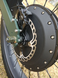 New <strong>Model</strong> 15000W Electric Bike 120KM/H Fat Ebike 4.0 Matte Army Green Colour Popular in USA Market - Product Image 3