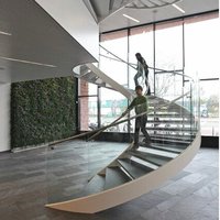 Marche d'intérieur recourbée, rampe en verre et spirale, jouet pour enfants, nouveauté 2019