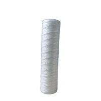 Pas cher prix JHM chaîne plaie cartouche filtrante à eau 10 pouces 1 ~ 10 microns filé pp filtre pour maison boisson système de filtre à eau