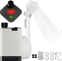 Pompe de douche portable innovante, rechargeable par USB, douche portable d'extérieur, douche d'urgence pour le camping, la randonnée, le trekking