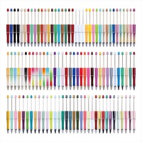 Perles rondes en acrylique caoutchouté de 14 mm et 16 mm, couleurs néon, finition mate, perles fluorescentes pour stylos à perles, bricolage et artisanat