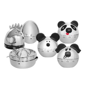 Minuteur de cuisine mécanique chromé, presse-agrumes assorti - Product Image 1