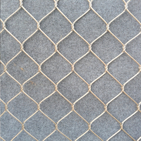 L24 Öse SS Inox Drahtseil netz Ferrule Flexibles Edelstahls eil gitter