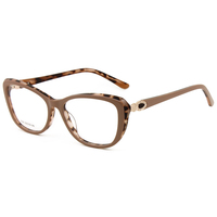 Montures de lunettes optiques en acétate personnalisées en gros, de Chine, montures de lunettes classiques solides de créateurs de mode