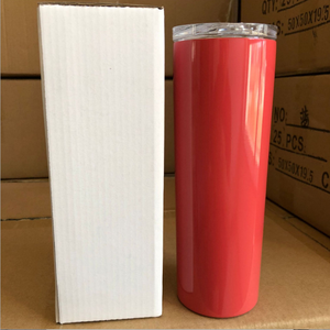 30 oz al por mayor ajustados en blanco vaso taza con tapa y paja - Product Image 4