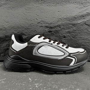 उच्च गुणवत्ता वाले क्लासिक फैशन चिंतनशील 30 आइकन कम-शीर्ष स्नीकर्स काउहाइड सिलाई और जाल के साथ उच्च अंत पुरुषों को उजागर करते हैं - Product Image 4