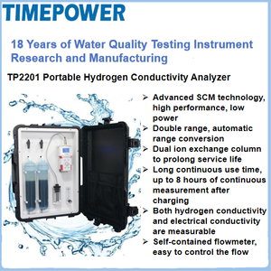 Hoge Precisie Draagbare Waterstofgeleidbaarheidsanalysator Voor Milieubescherming Farmaceutisch Biochemisch Voedsel Enz. - Product Image 2