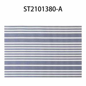 Mantel individual de PVC minimalista moderno Mantel individual a rayas de alta calidad Alfombra antideslizante y resistente al calor - Product Image 5