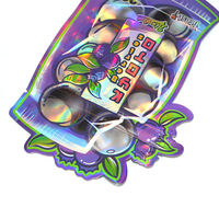 Sacs Mylar Spéciaux et Uniques en Forme 3D, Anti-Enfants, pour Jeux, Sacs d'Emballage en Mylar Découpés à la Forme Irrégulière avec Fermeture Ziplock pour Bonbons