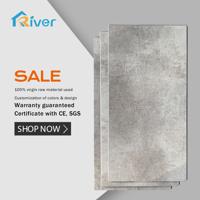 Solid White Flooring Vinyl Plank Piso