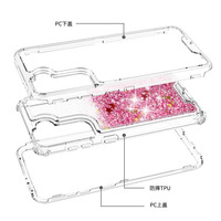 Quicksand Glitter Téléphone étui pour samsung Galaxy S23 plus A04 Core A14 A54 A74 A34 M54 Liquide Anti choc Housse Antichoc