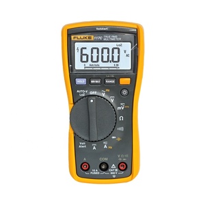 Multímetro True RMS de Grado Industrial 117C de Alta Calidad (Precisión de 0.5%+3) para Medición de Voltaje CA de 600V y Corriente de 10A, Modelo Grande 117C - Product Image 1