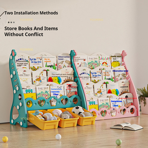 Meubles pour tout-petits enfants photo étagère stockage livre présentoir armoire <span class=keywords><strong>de</strong></span> <span class=keywords><strong>rangement</strong></span> Mobile - Product Image 4