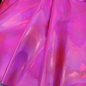 Радужная серебристая металлическая Лазерная Глянцевая искусственная кожа синтетическая кожа голографическая искусственная кожа для упаковки Декоративная Сумка - Product Image 2