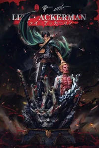 Action Figure GK LC di <span class=keywords><strong>Levi</strong></span> Ackerman, il Soldato Più Forte, Ispirata all'<span class=keywords><strong>Anime</strong></span> Tedesco - Product Image 4