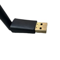 Adaptador WiFi USB W113 de 150Mbps y 2.4GHz con Antena de 3dBi, Función de Punto de Acceso (AP), Adaptador Inalámbrico RTL8188FTV para Computadora de Escritorio/Portátil