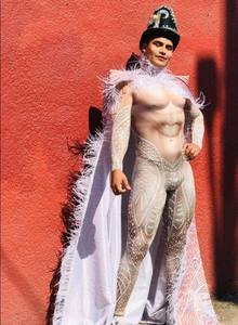 <span class=keywords><strong>Mono</strong></span> <span class=keywords><strong>de</strong></span> diseño <span class=keywords><strong>con</strong></span> <span class=keywords><strong>capa</strong></span> larga desmontable para hombre, traje masculino <span class=keywords><strong>de</strong></span> <span class=keywords><strong>fiesta</strong></span>, espectáculo <span class=keywords><strong>de</strong></span> baile, escenario y Club, color blanco - Product Image 4