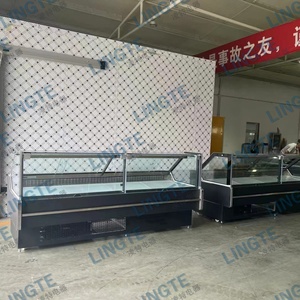 Vitrines de boucherie commerciales, comptoir de service de charcuterie, réfrigérateur de présentation de viande - Product Image 3