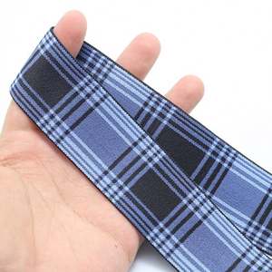 Bande élastique personnalisée de marque Yusen, prix fabricant, imprimée, en nylon, pour sous-vêtements, jacquard, écologique, 50 yards/rouleau - Product Image 1