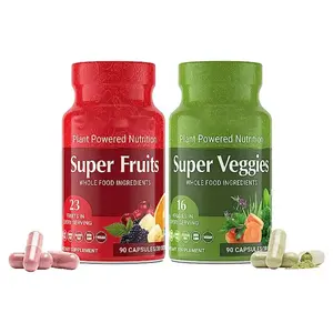 Capsules de fruits et légumes de haute qualité Vitamines Fruits et légumes au meilleur prix avec logo personnalisé