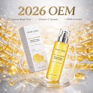 VITA C + GLUTATIÓN ÁCIDO HIALURÓNICO CAPSULA JELLY MIST Aceite Facial Doble Esencia de Primer Tratamiento Tamaño Viaje Set de Un Solo Uso OEM - Product Image 5