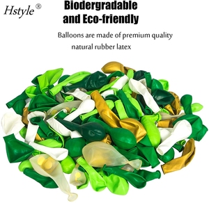 Ensemble de ballons pour fête dans la Jungle, 140 pièces, Kit en arc guirlande avec feuilles de palmier artificielles pour décorations de fête thème Safari et <span class=keywords><strong>dinosaure</strong></span>, SET979 - Product Image 6
