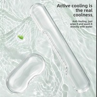 Repose-poignets transparent en silicone pour clavier et souris, idéal pour le bureau et la vente en gros