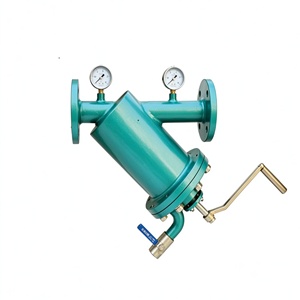 Filtre à eau industriel à brosse en Y DN50-DN600 en acier au carbone à bride, autonettoyant manuel - Product Image 4