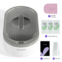 Waxkiss 2000ml Kleine Paraffin wachs maschine für Hände mit 3 Packungen Paraffinwachs-Kit Digitaler Bildschirm für Paraffin bad