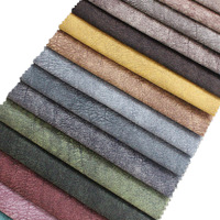 Tissu en velours hollandais tricoté imprimé doux, pelucheux, durable, résistant aux taches, laminé HDPE pour canapé, chaise, décoration intérieure