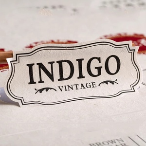 Dập nổi giấy đặc biệt in ấn nhãn dán thẻ tùy chỉnh rượu vang lấp lánh nhãn hiệu riêng khắc nhãn rượu - Product Image 3